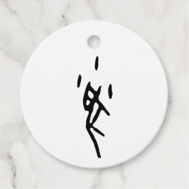 Underbart kinesiskt Zodiac-Råtta-#001- Gåvor Etiketter