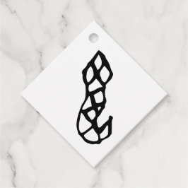 Underbart kinesiskt Zodiac-Snake#001- Gåvor Etiketter