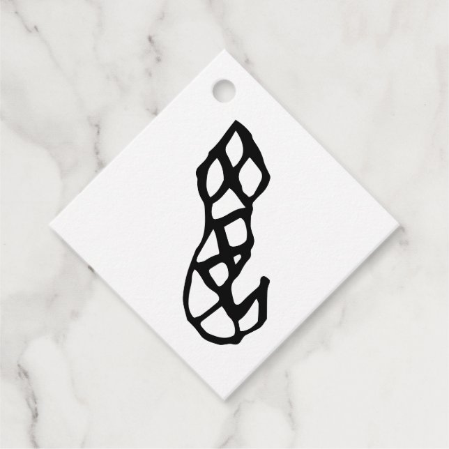 Underbart kinesiskt Zodiac-Snake#001- Gåvor Etiketter (Framsida)