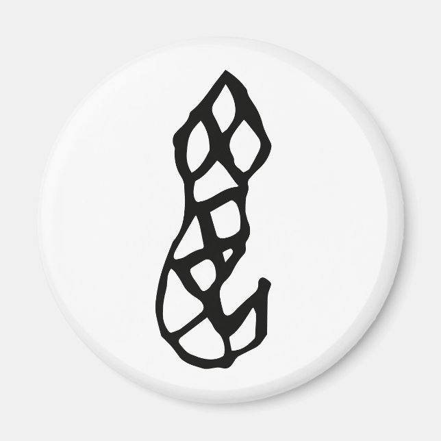 Underbart kinesiskt Zodiac-Snake#001- Magnet (Framsidan)