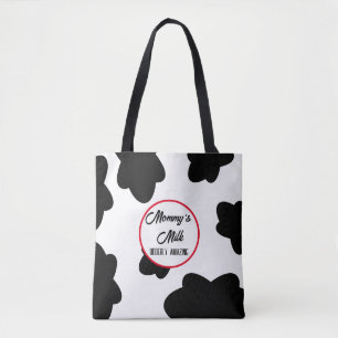 “Underbart” Ko Print Totebag Tygkasse