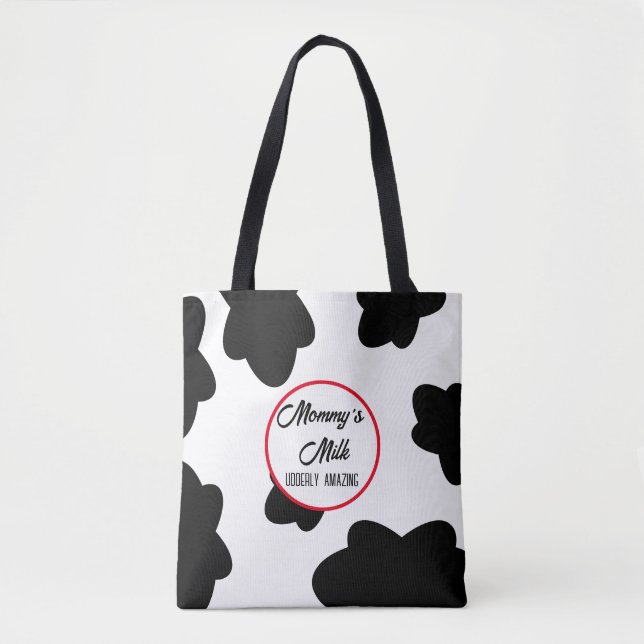 “Underbart” Ko Print Totebag Tygkasse (Framsida)