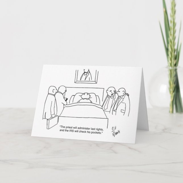 Underbart kort för dödsstraff och skatteintäkter (Framsida)