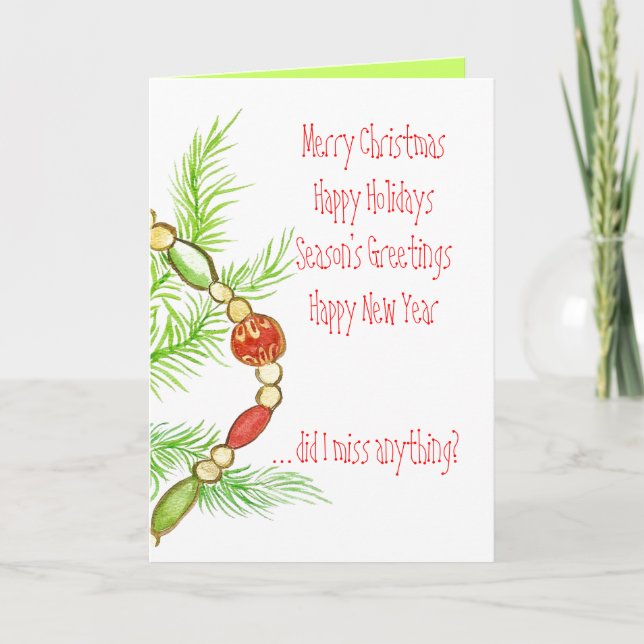 Underbart kort för Helgdagar (Framsida)