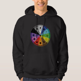 Underbart kosmologihjul hoodie