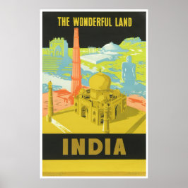 Underbart land: Indien Poster