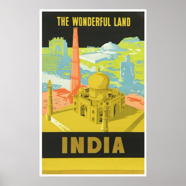Underbart land: Indien Poster (Framsidan)
