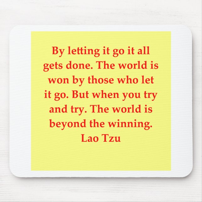 underbart laotiskt Tzu citationstecken Musmatta (Framsidan)