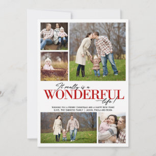 Underbart Life 5 PH Red Brev   Julkort
