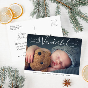 underbart liv moderna handmanuschristmas vykort