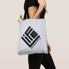 Underbart liv - Mystic BW Mix Edition Tote Bag Tygkasse