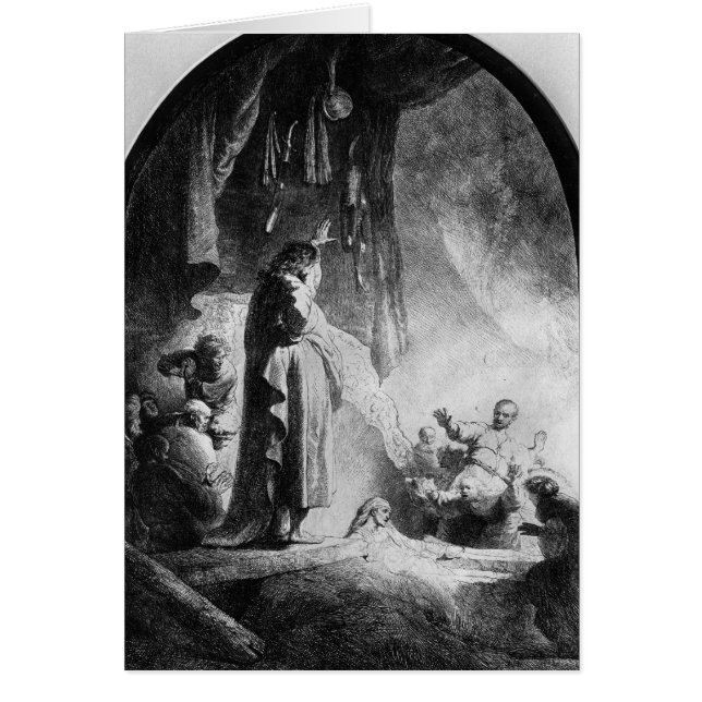 Underbart lyfta av Lazarus Hälsningskort (Framsidan)