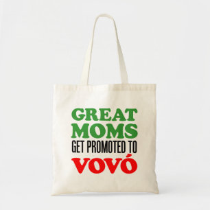 Underbart Mammor befordra till Vovo Grandma Tote B Tygkasse