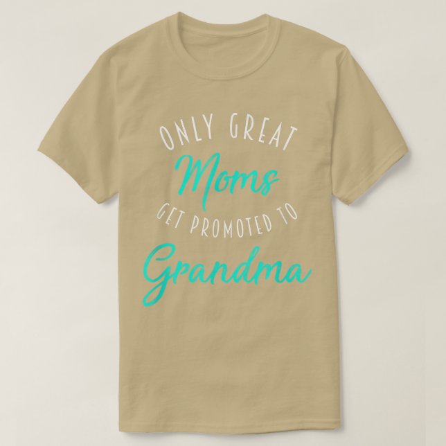 Underbart Mammor Befordrad till mormét, gravid T Shirt (Design framsida)