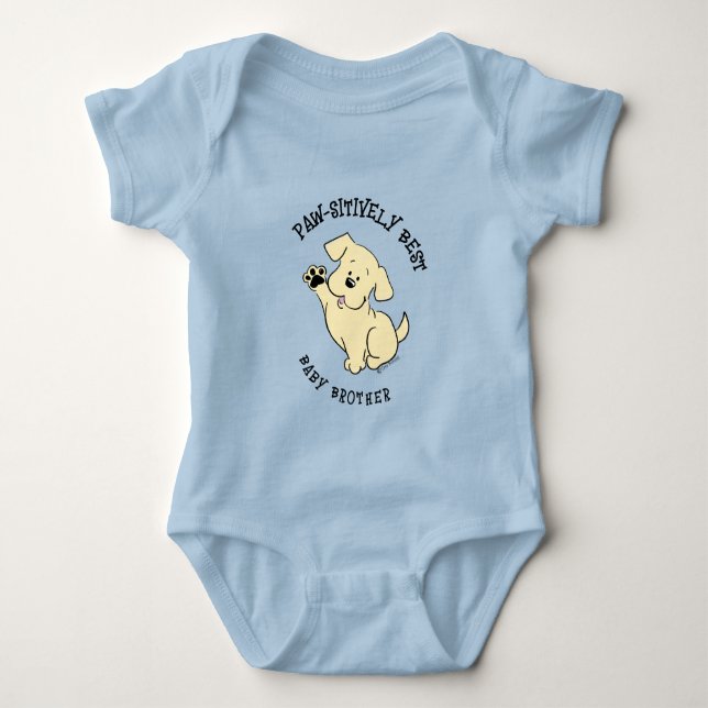 Underbart matchande syskon för bästa lilla bebisbr t shirt (Framsida)