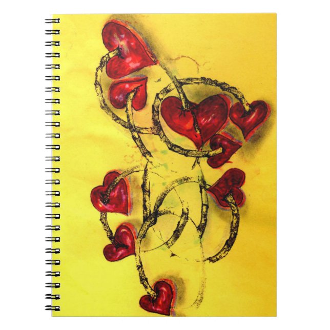 Underbart modernt konstverk för anteckningsbok (Framsidan)