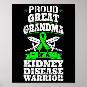 Underbart mormor (mormor) från en njursjukdom (nju poster