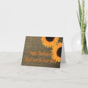 Underbart Moster och Underbart Thanksgiving-kort Helgkort