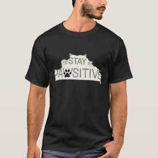 Underbart Mysig Svart Katt-Mamma T Shirt