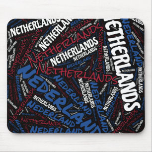 Underbart Nederländerna Flagga Färg Patriotic Musmatta