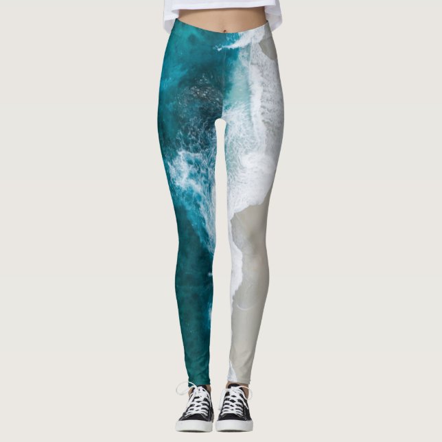 Underbart Ocean View Leggings (Framsida)