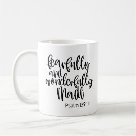Underbart och fantastiskt gjord Bibelvers Kaffemugg