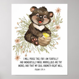 Underbart och fantastiskt skapade, Skrift, Barn Poster