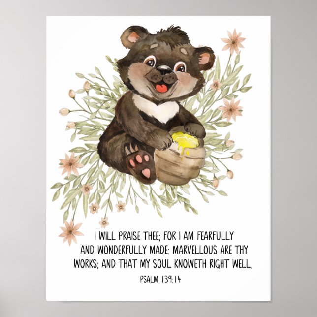 Underbart och fantastiskt skapade, Skrift, Barn Poster (Framsidan)