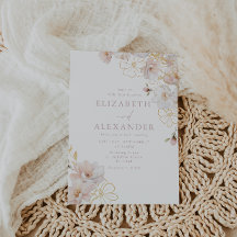 Underbart  och Guld Enchanted Bröllop