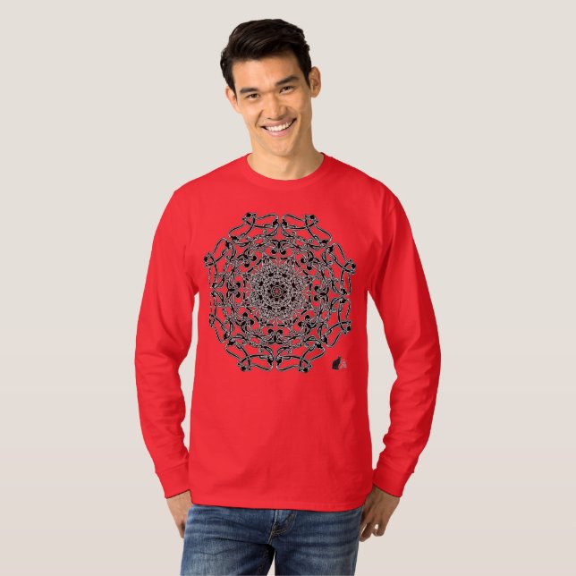 Underbart okta Glyph T-shirt (Hel framsida)