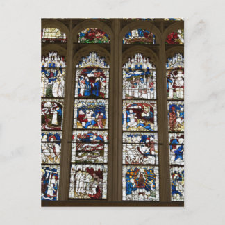 Underbart östligt fönster för York Minster Vykort