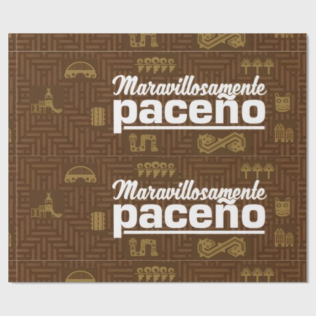 Underbart paceño presentpapper (Platt)