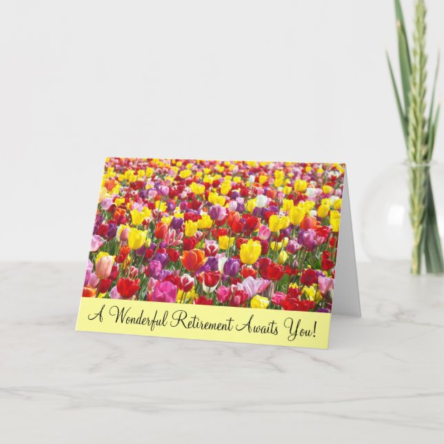 Underbart Pension väntar dig! Kort som håller i si (Framsida)