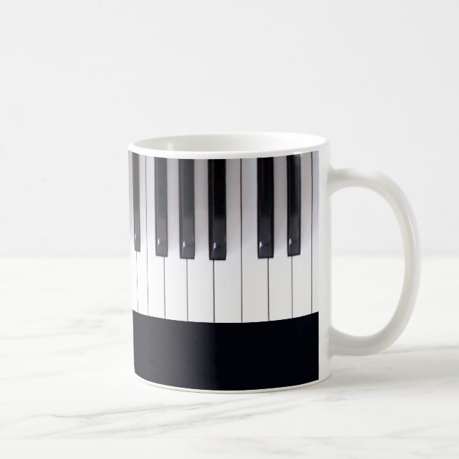 Underbart Piano Nycklar Mugg (Höger)