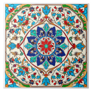 Underbart portugisiskt Azulejo Stil Ceramic Tile. Kakelplatta