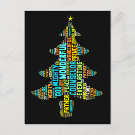 Underbart råd Mighty God Prince of Peace Vykort