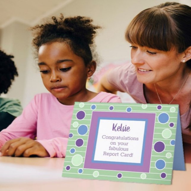 Underbart rapportkort Gratulerart! Kort (Skapare uppladdad)