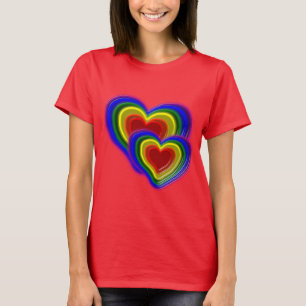 underbart regnbåge t shirt