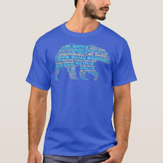 Underbart Rökigt berg Bear T Shirt