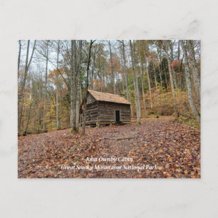 Underbart Rökigt berg Cabin Vykort