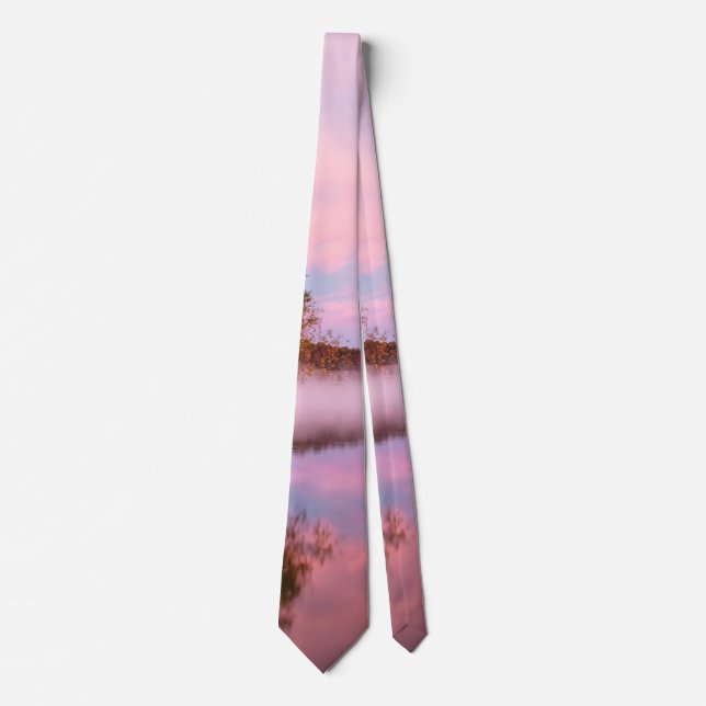 Underbart Rosa God morgon Keck Tie Slips (Framsida)