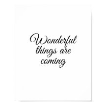 Underbart sak kommer