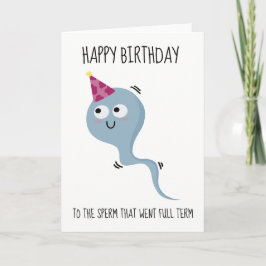 Underbart Sarcastic Cute Birthday Greeting Card Tack Kort