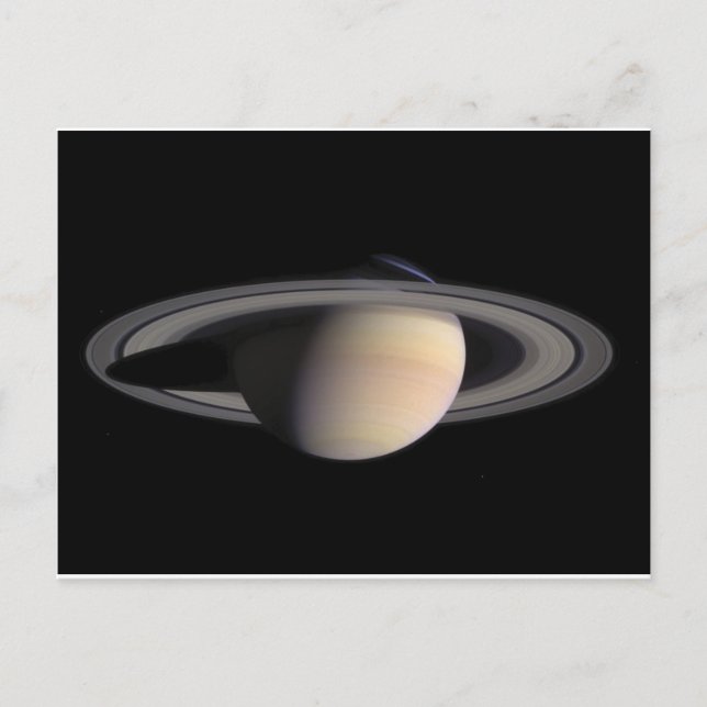 Underbart Saturn Bild från NASA Vykort (Framsida)