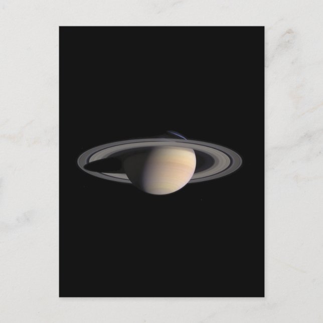 Underbart Saturn Bild från NASA Vykort (Framsida)