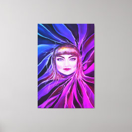 Underbart Sensuellt mystert dammkoppsverk Canvastryck