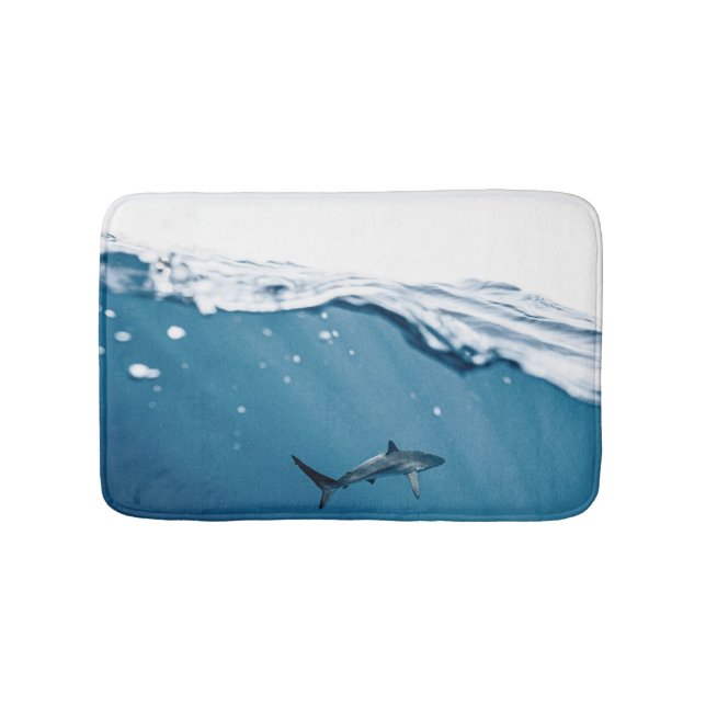 Underbart Shark Badrumsmatta (Framsidan)