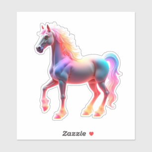 Underbart Shiny Horse Klistermärken