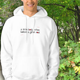 Underbart själsligt citat hoodie