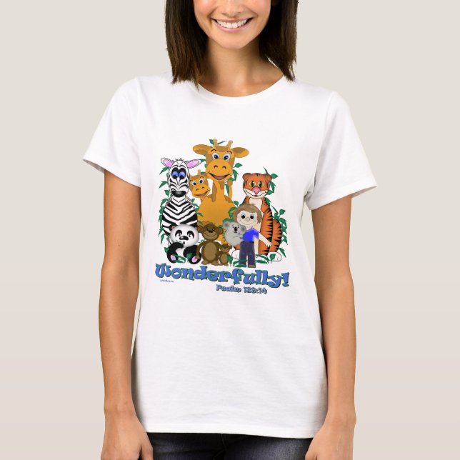 Underbart skapade t-shirt (Framsida)